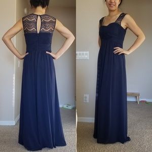 Calvin Klein navy formal size 6 dress